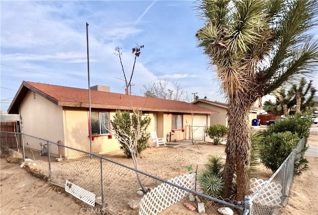 view of rear view of property