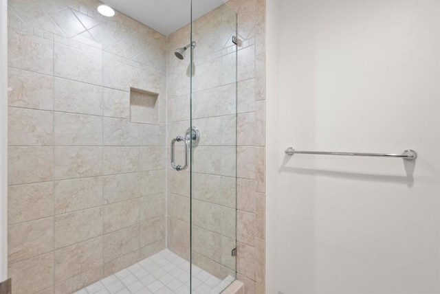 bathroom with walk in shower