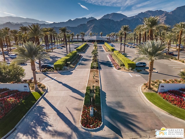 view of home's community with a mountain view