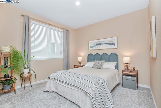 bedroom featuring carpet floors