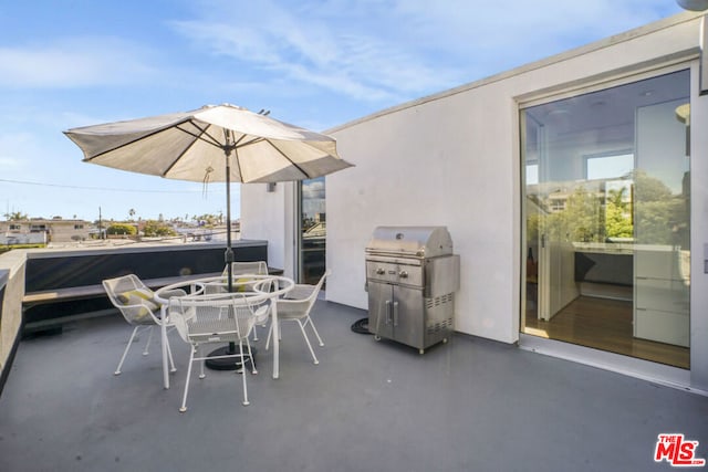 view of patio / terrace featuring area for grilling