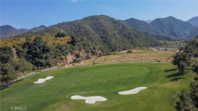 9431 Hughes Dr, Corona, CA 92883 - view of property's community featuring view of golf course and a mountain view