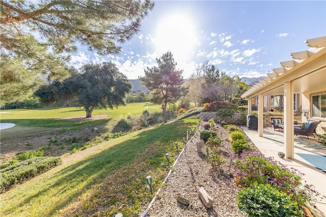 9431 Hughes Dr, Corona, CA 92883 - view of yard with a patio