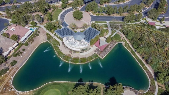 9431 Hughes Dr, Corona, CA 92883 - drone / aerial view with a water view