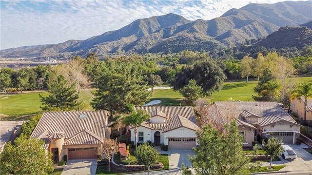 9431 Hughes Dr, Corona, CA 92883 - aerial view with a mountain view