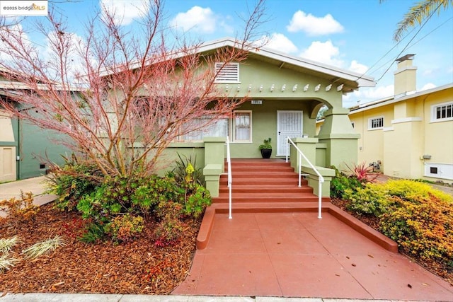 view of bungalow