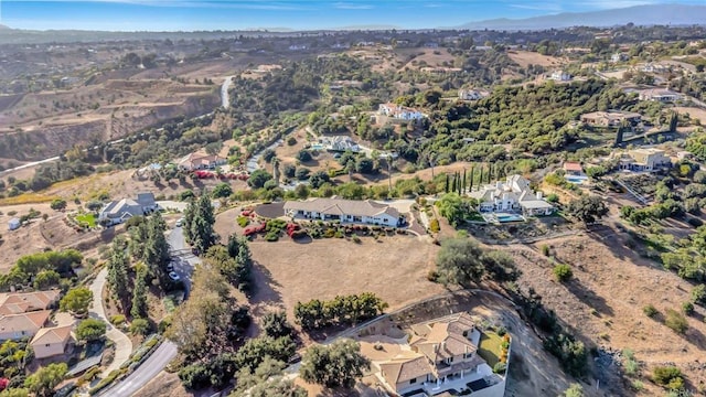 aerial view featuring a residential view