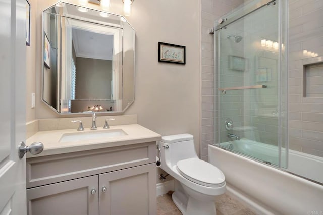 3026 Via Loma, Fallbrook, CA 92028 - bathroom featuring vanity and combined bath / shower with glass door
