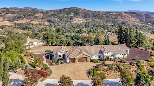 3026 Via Loma, Fallbrook, CA 92028 - view from above of property with a mountain backdrop