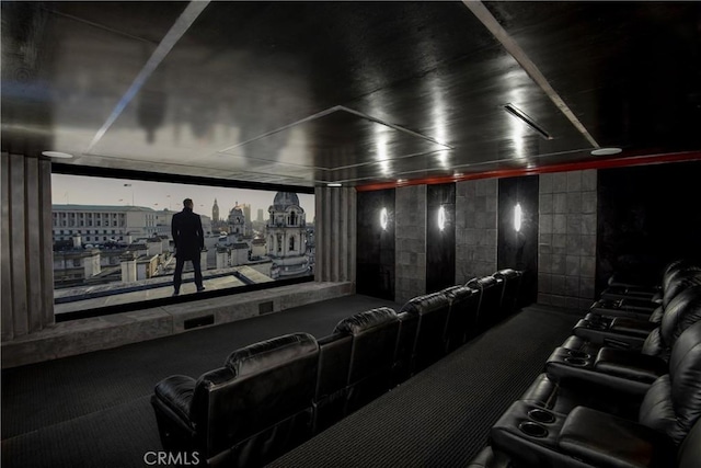 cinema featuring bar area