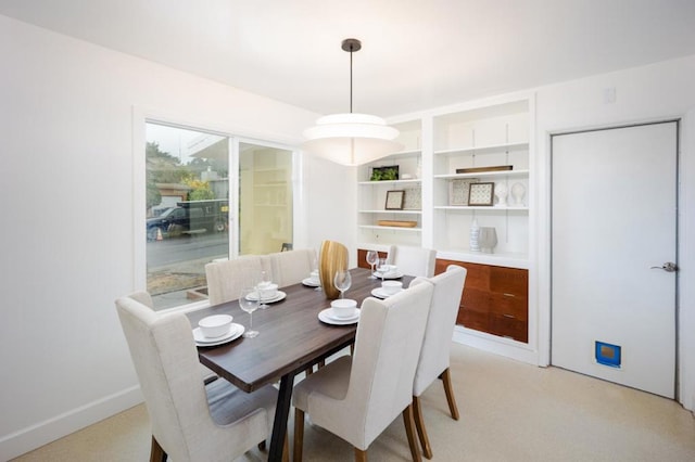 view of dining room