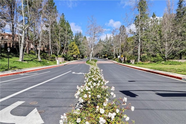 view of road