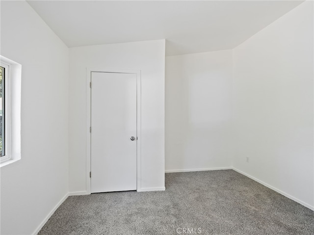 empty room featuring carpet