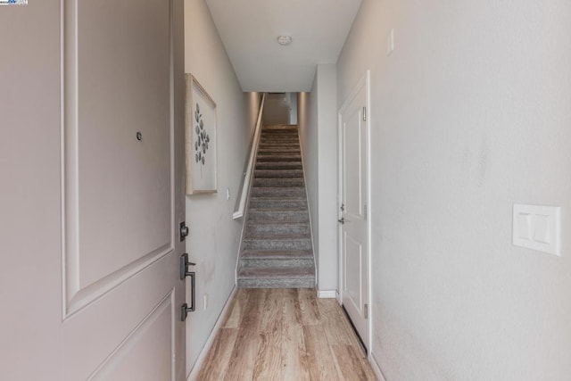 interior space featuring hardwood / wood-style flooring