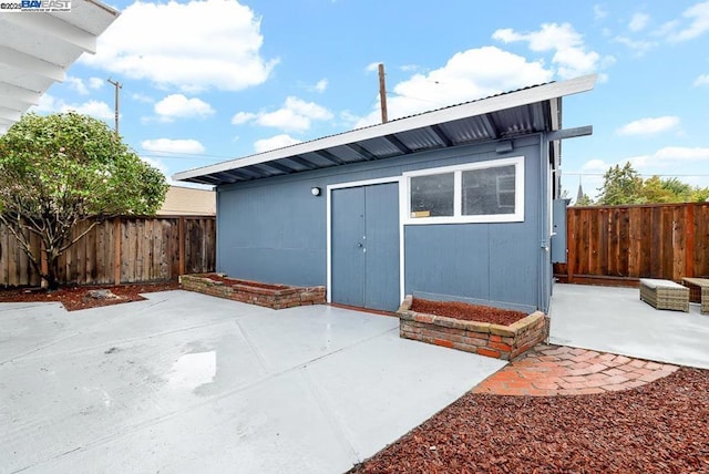 view of outbuilding