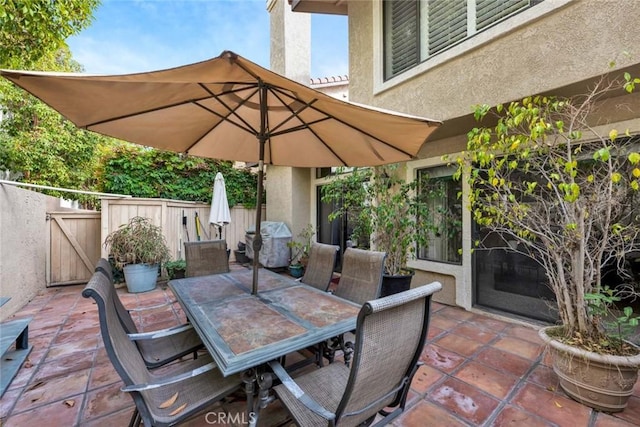 view of patio / terrace with grilling area