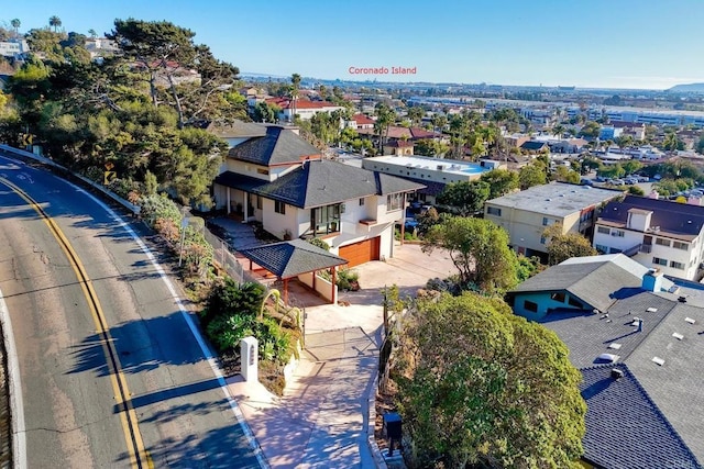 bird's eye view featuring a residential view