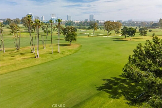 view of property's community featuring a yard