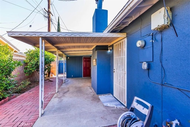 view of entrance to property