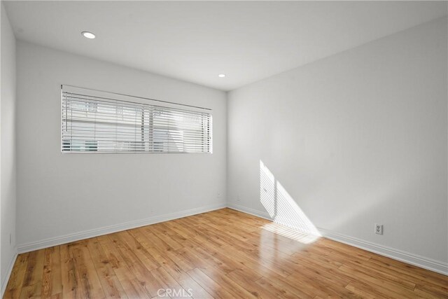 5845 Doverwood Dr Unit 216, Culver City, CA 90230 - spare room featuring light wood-style floors and recessed lighting