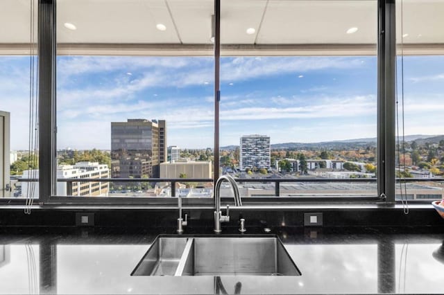 kitchen featuring sink