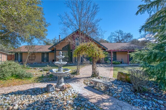 view of ranch-style home