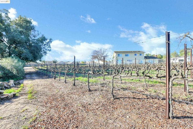 view of play area with a rural view