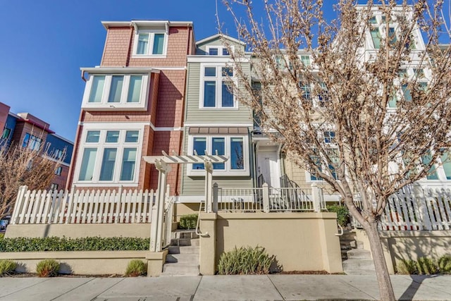 view of townhome / multi-family property