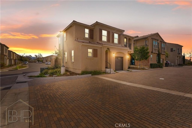 view of mediterranean / spanish house