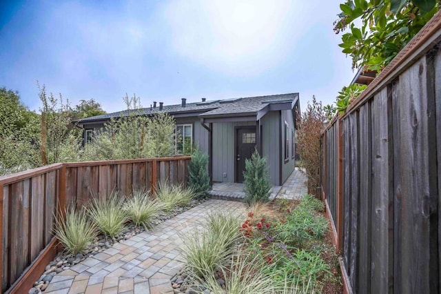 back of house featuring a patio area