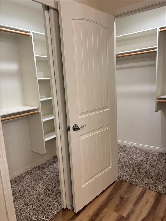 view of closet