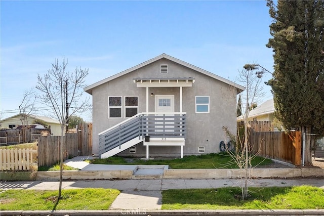 view of bungalow-style house