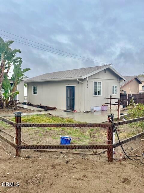 back of house featuring a patio area