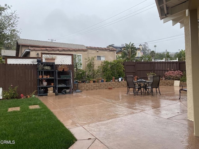 view of patio