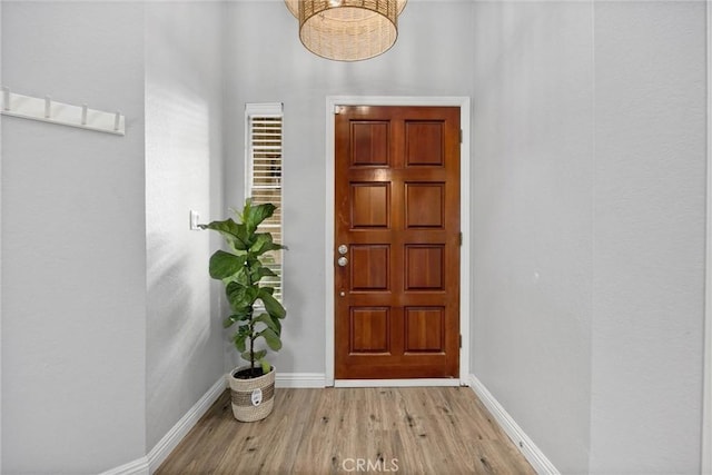 interior space featuring light hardwood / wood-style floors