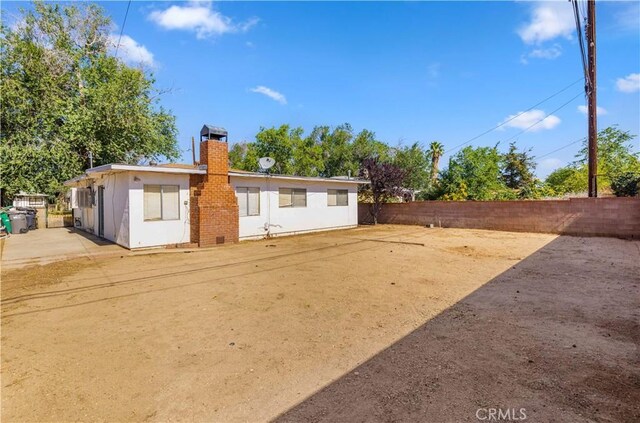 view of rear view of property