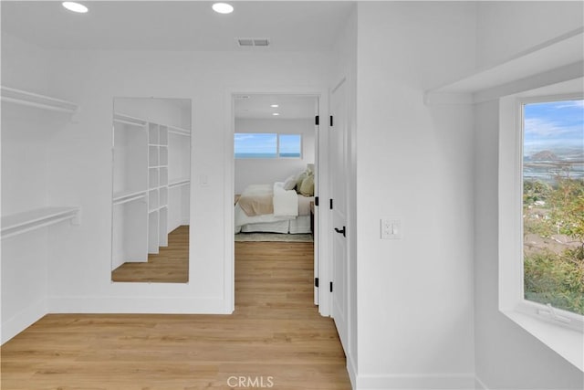 2741 Houston Dr, Los Osos, CA 93402 - interior space featuring recessed lighting, light wood-type flooring, baseboards, and visible vents