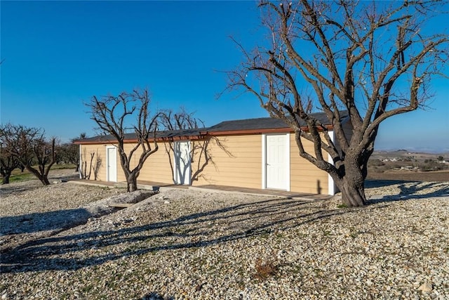 view of outbuilding