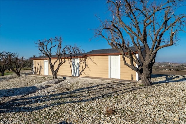 view of outbuilding