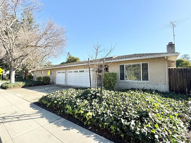 ranch-style house with a garage