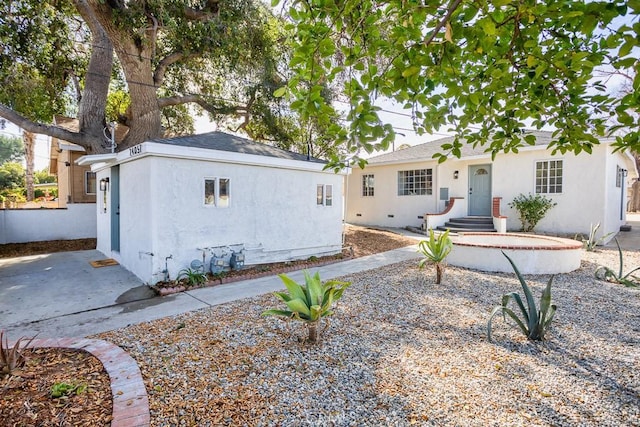 view of ranch-style home