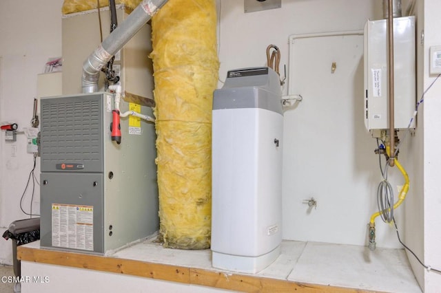 utilities with tankless water heater