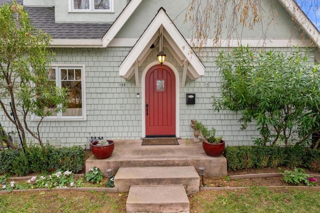 view of entrance to property