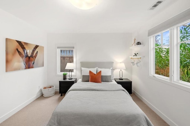 bedroom with carpet flooring