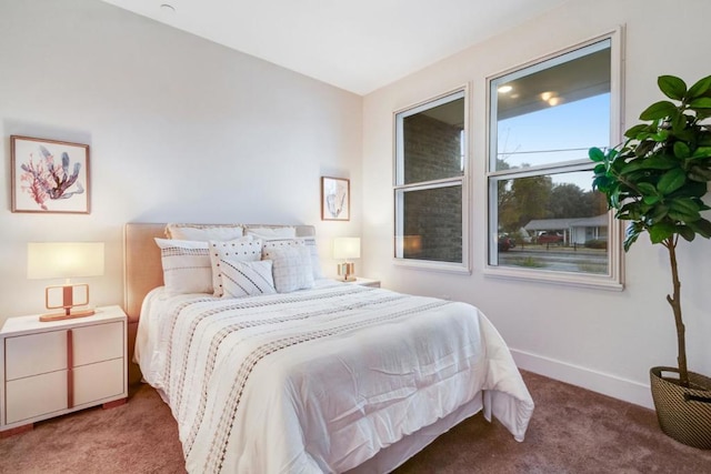 bedroom featuring carpet floors