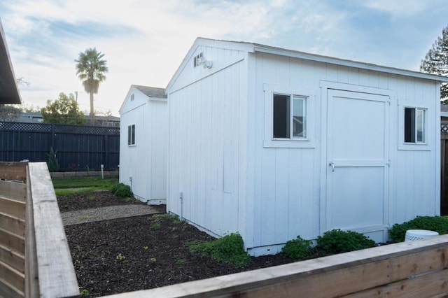 view of outbuilding