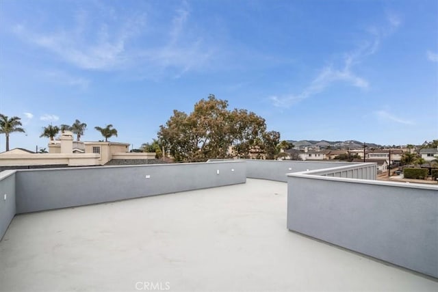 view of patio with a balcony