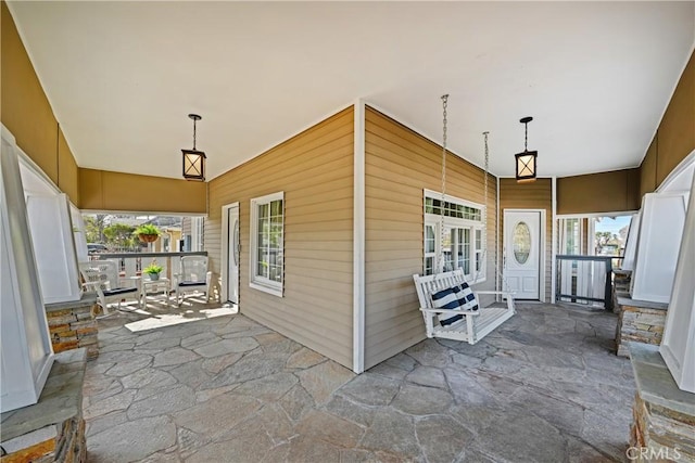 view of patio / terrace featuring covered porch