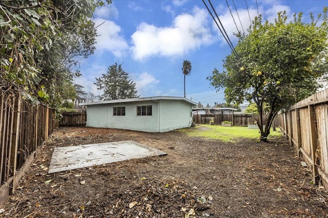 view of back of property