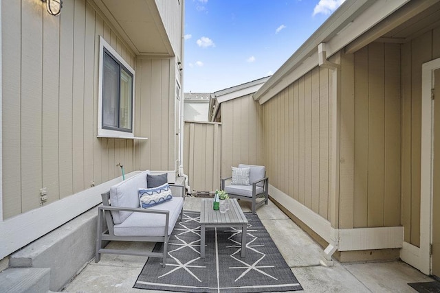 view of patio / terrace featuring outdoor lounge area